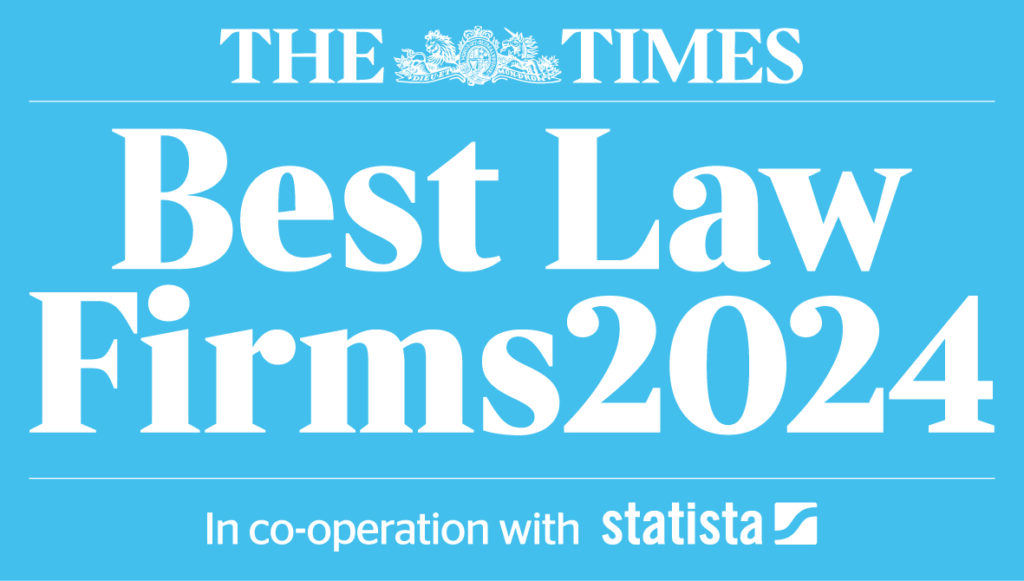 The Times Best Law Firms 2024 logo