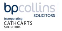 B P Collins incorporating Cathcarts thumb logo