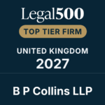 Legal 500 UK Top tier firm 2027