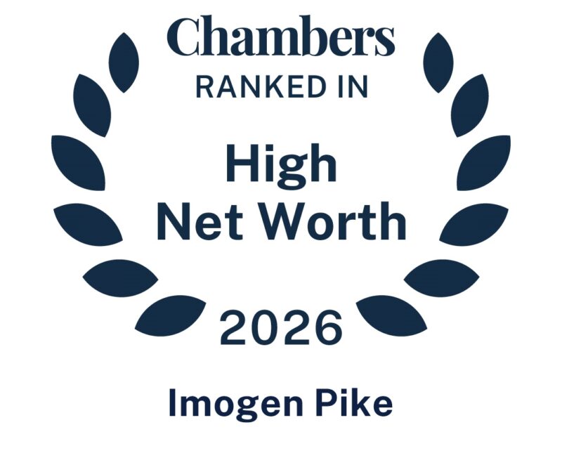 Imogen Pike ranked for private wealth disputes by Chambers High Net Worth 2026