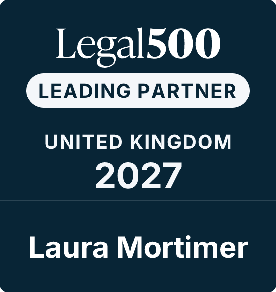 Laura Mortimer is ranked for Family by Legal 500 UK 2027