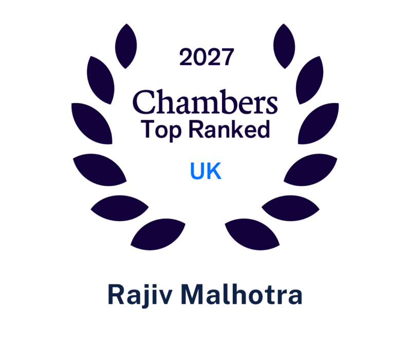 Rajiv Malhotra ranked for Construction by Chambers 2027