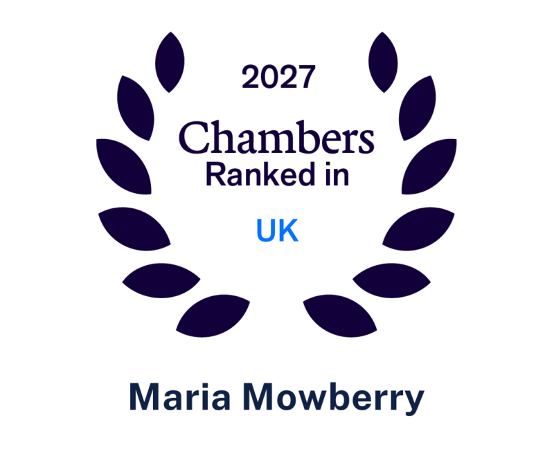 Maria Mowberry ranked for Real Estate by Chambers 2027