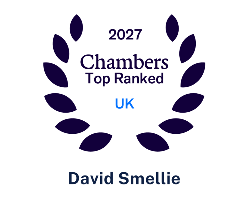 David Smellie ranked for Corporate by Chambers 2027