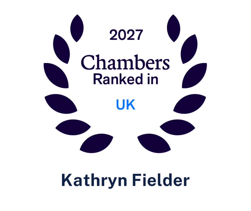 Kathryn Fielder ranked for Employment by Chambers 2027