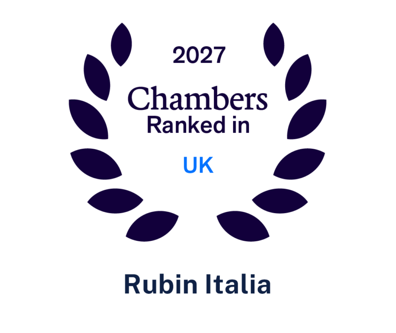 Rubin Italia ranked for Crime by Chambers 2027
