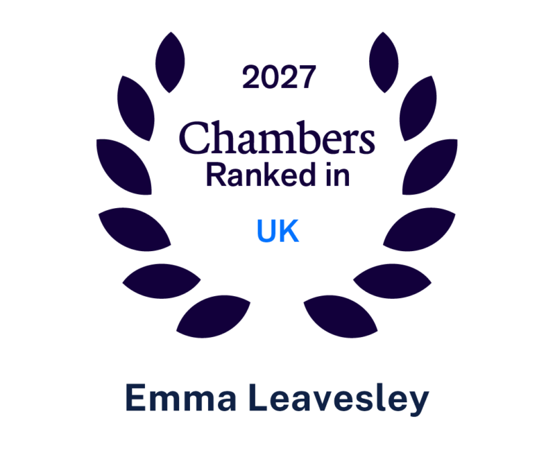 Emma Leavesley ranked for Family by Chambers 2027