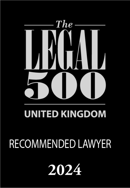 Legal 500 UK Recommended Lawyer