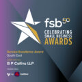 Service Excellence Awards South East Winer Badge