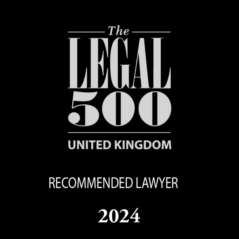 Legal 500 Recommended Lawyer 2024 Square