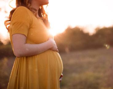 A pregnant woman