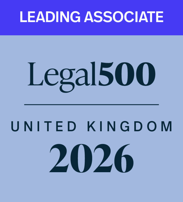 Legal 500 UK Leading associate 2026