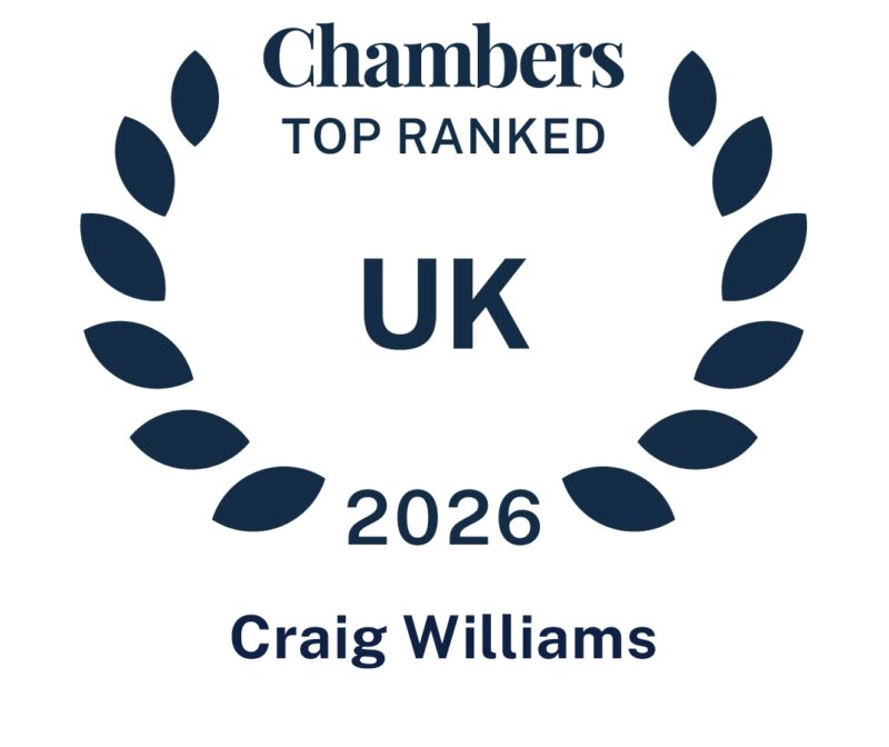Craig Williams Chambers UK 2026