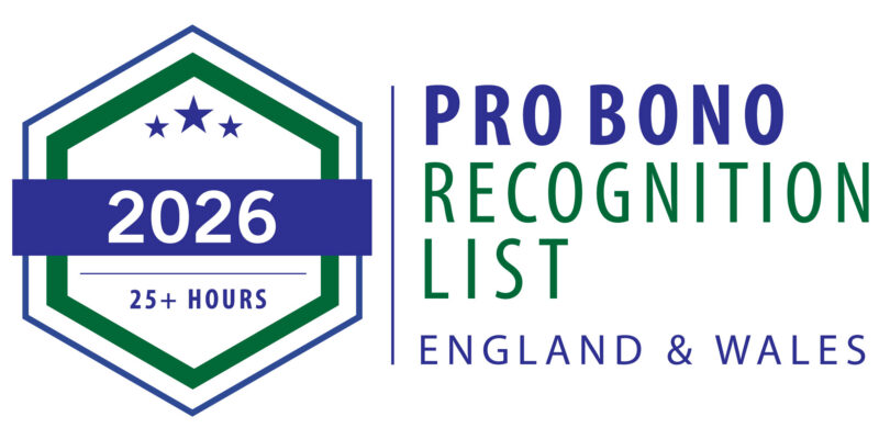 Pro Bono Recognition List 2026