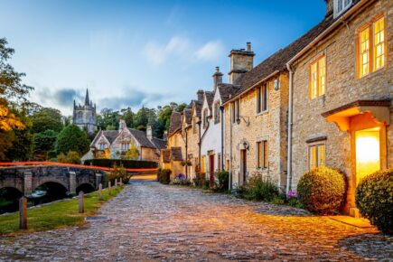 Row of cottages